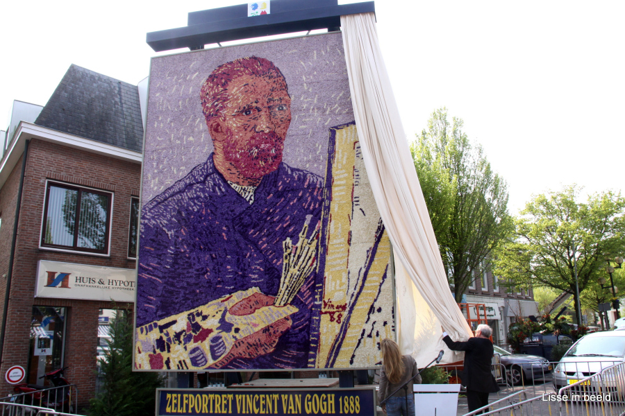 Vincent van Gogh zelfprotret als mozaïek